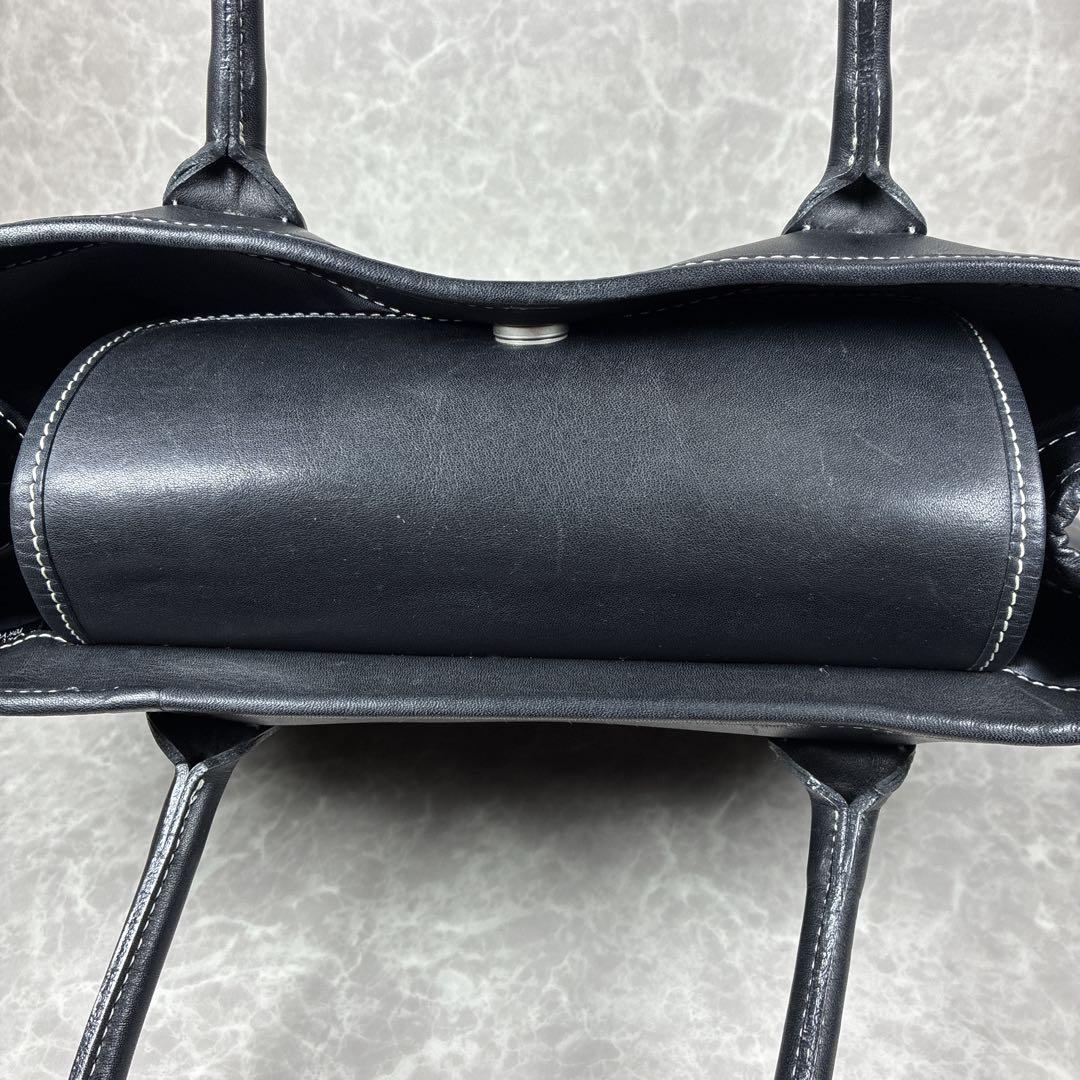 PORTER ポーター 黒レザー トートバッグ 本革 A4ビジネス ショルダー