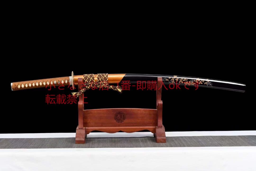 高級武士刀【春蘭秋菊】古兵器 武具 刀装具 日本刀 模造刀 居合刀