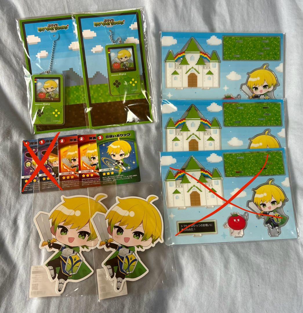ぷりっつ バースデーグッズ 2025 アクリルキーホルダー アクリルジオラマ
