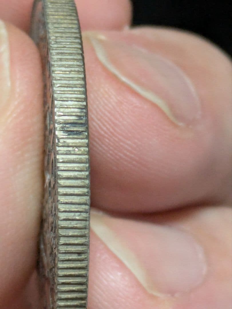 イングランド 1クラウン 1703年　アン女王　大型銀貨