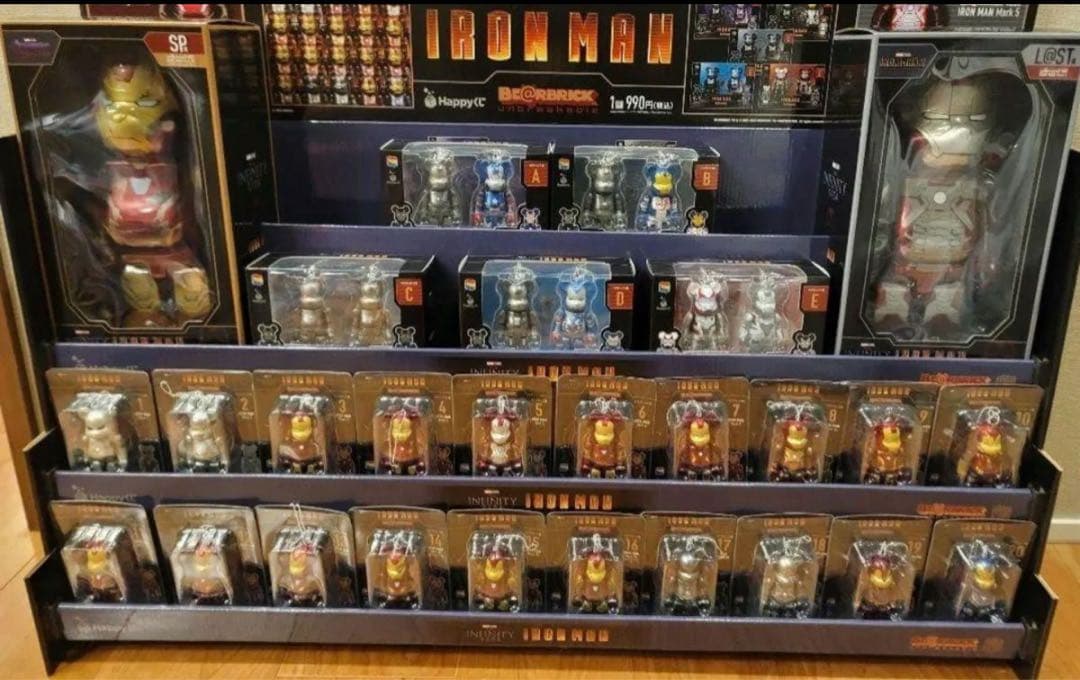 アイアンマン Happyくじ ベアブリック 27コンプ フルコンプ