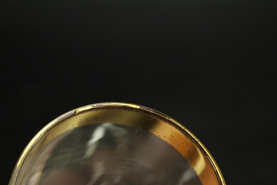 アンティーク 金彩ガラス カップ 五客(ZE608)