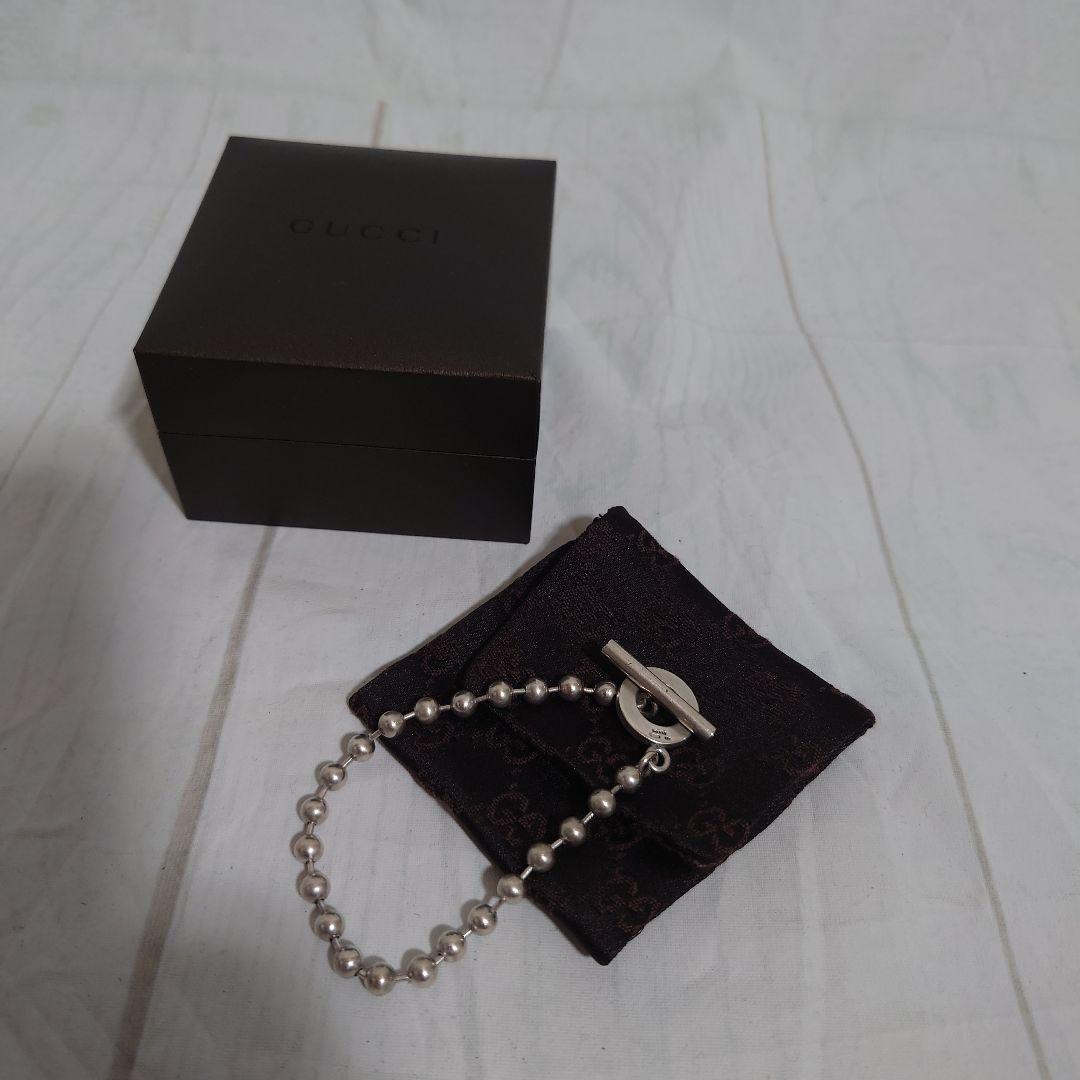 グッチ GUCCI ボールチェーン ブレスレット オールド・グッチ