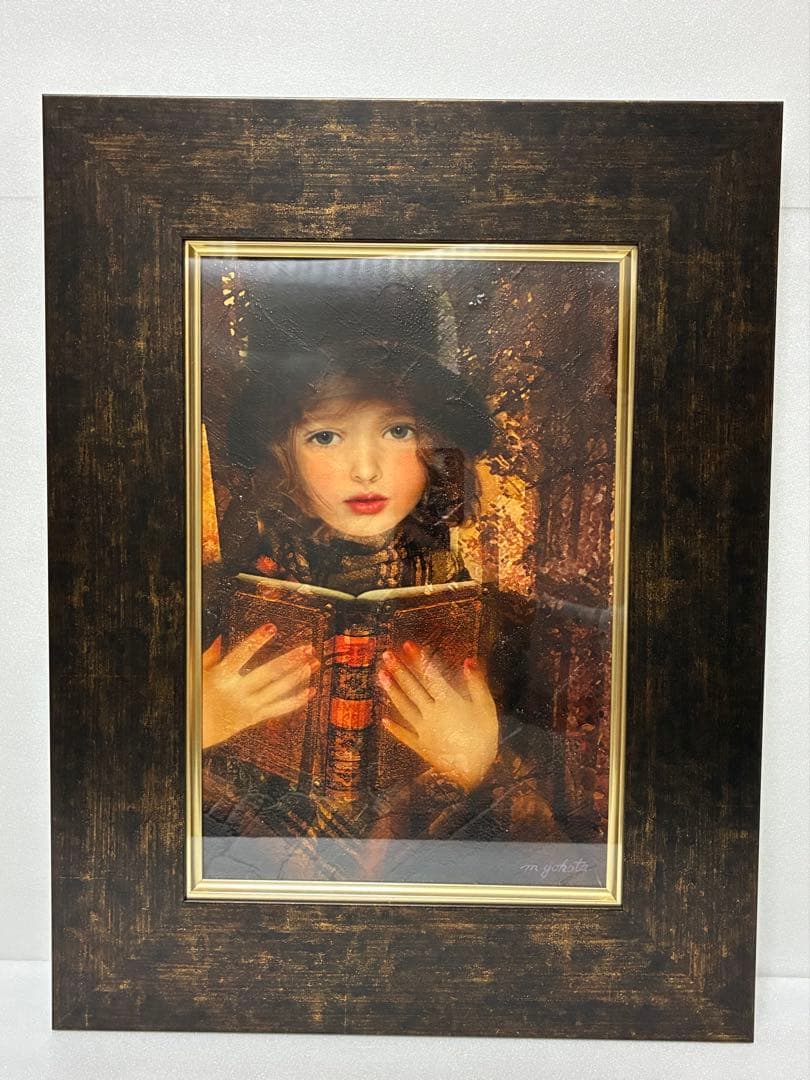 期間限定価格 幻想世界の少女画家 横田美晴 『琥珀色の詩集』P4号 真筆作品