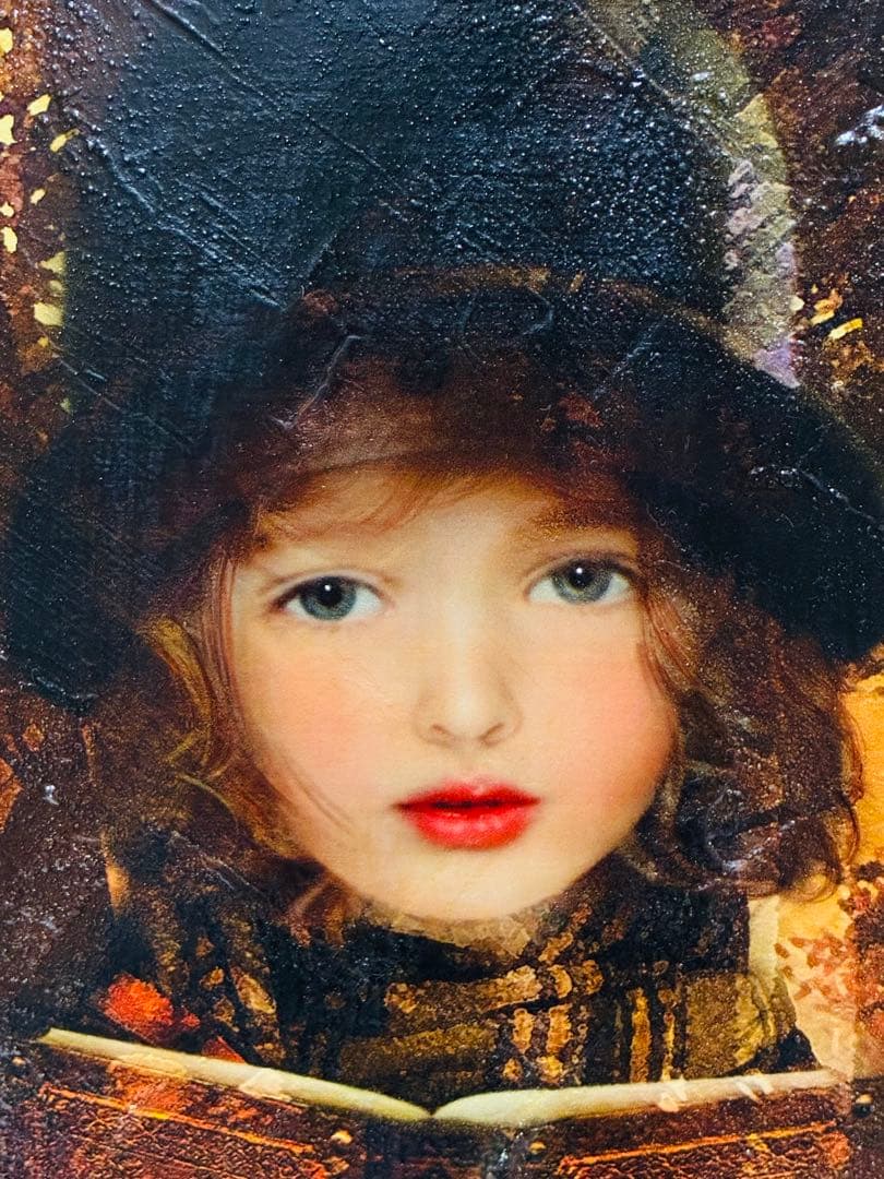 期間限定価格 幻想世界の少女画家 横田美晴 『琥珀色の詩集』P4号 真筆作品