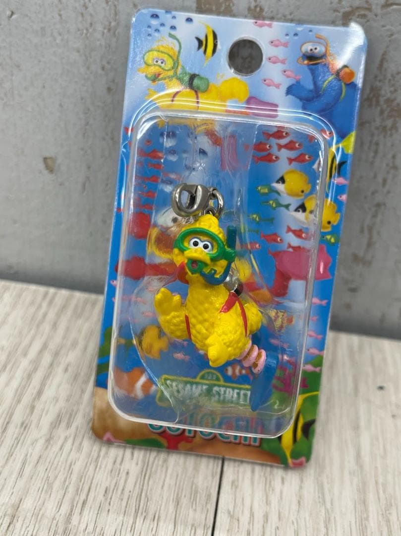 希少 当時物 セサミストリート 水族館 ファスナーマスコット 24個 05年