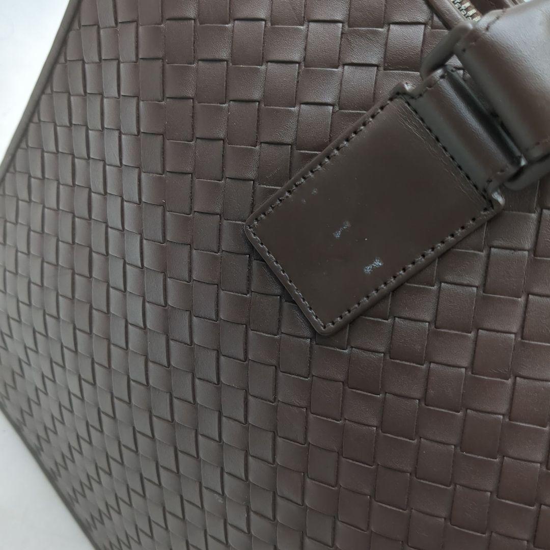 極美品✨️　ボッテガヴェネタ イントレチャート ビジネスバッグ　ブラウン　自立