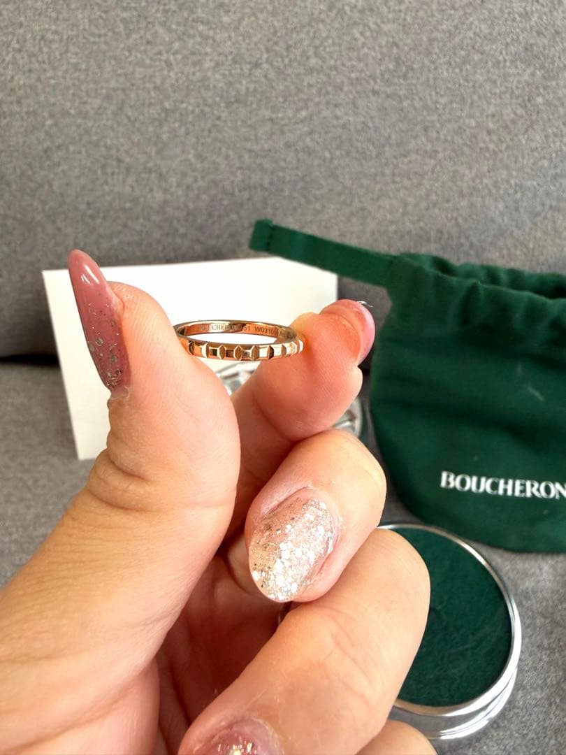Boucheron Quatre リング ピンクゴールド