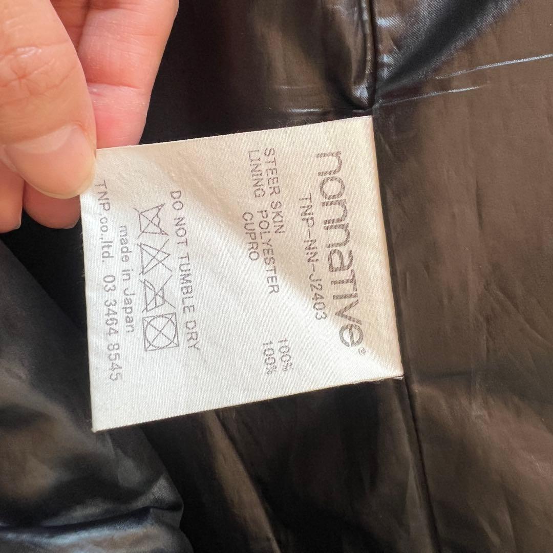 nonnative シングルライダースジャケット