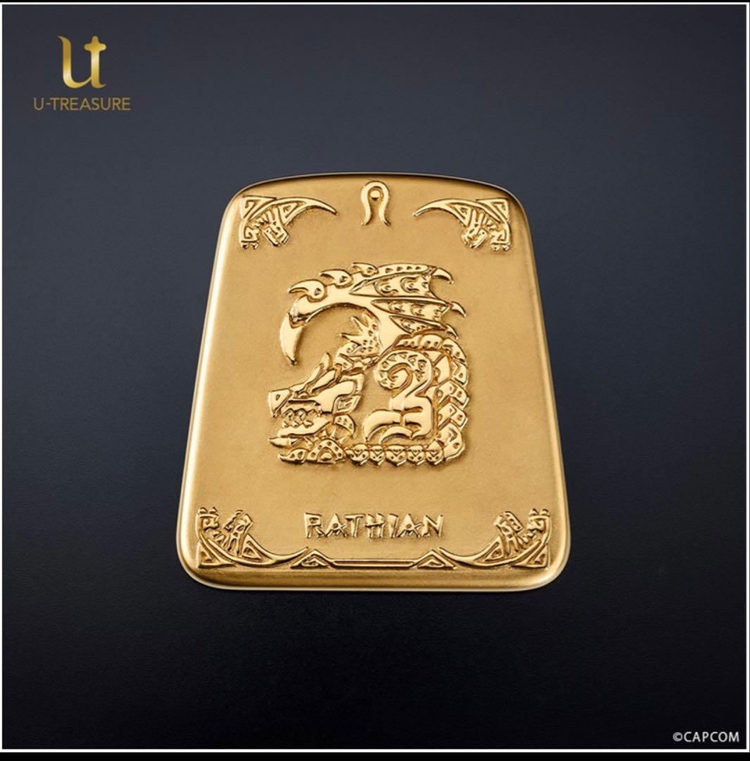 モンスターハンター 20周年 リオレイア希少種　石板　シルバー925製