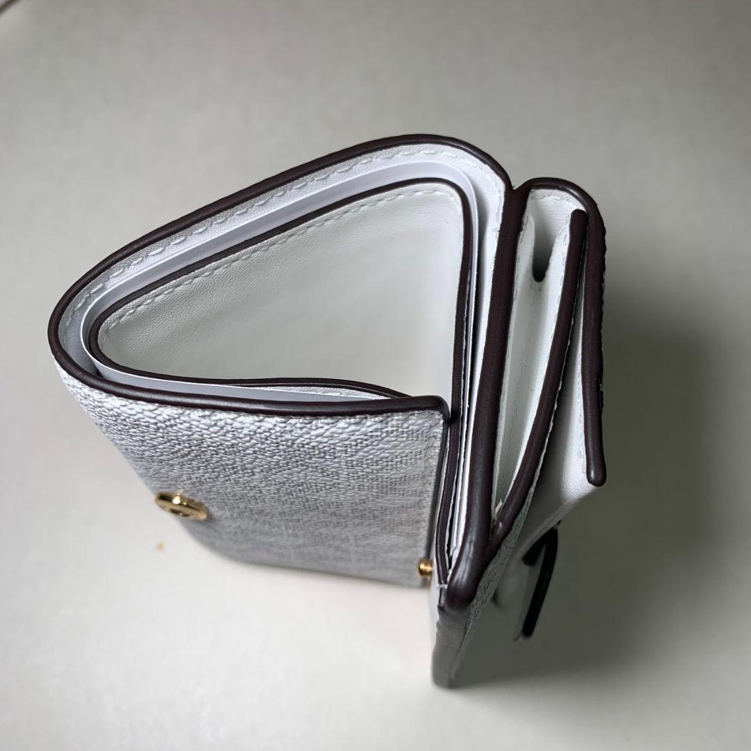 MICHAEL KORS マイケルコース 三つ折り財布　ホワイト