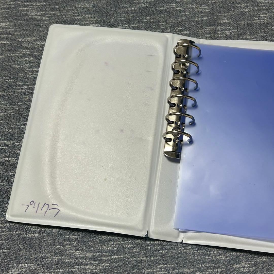 シール帳 バインダー 音符 purupuru melody 当時物 青