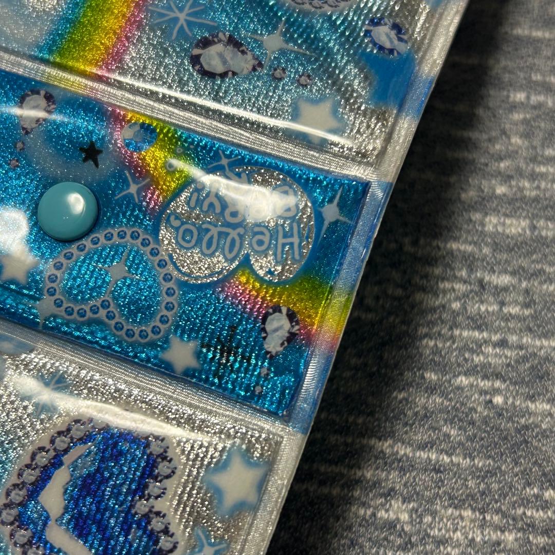 シール帳 バインダー 音符 purupuru melody 当時物 青