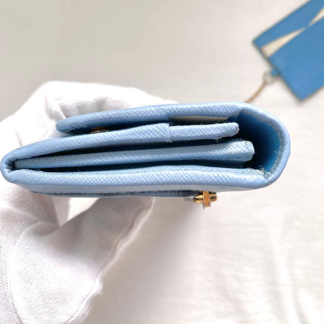 PRADA プラダ サフィアーノ 長財布 フラップ　2つ折り財布　1221-⑩