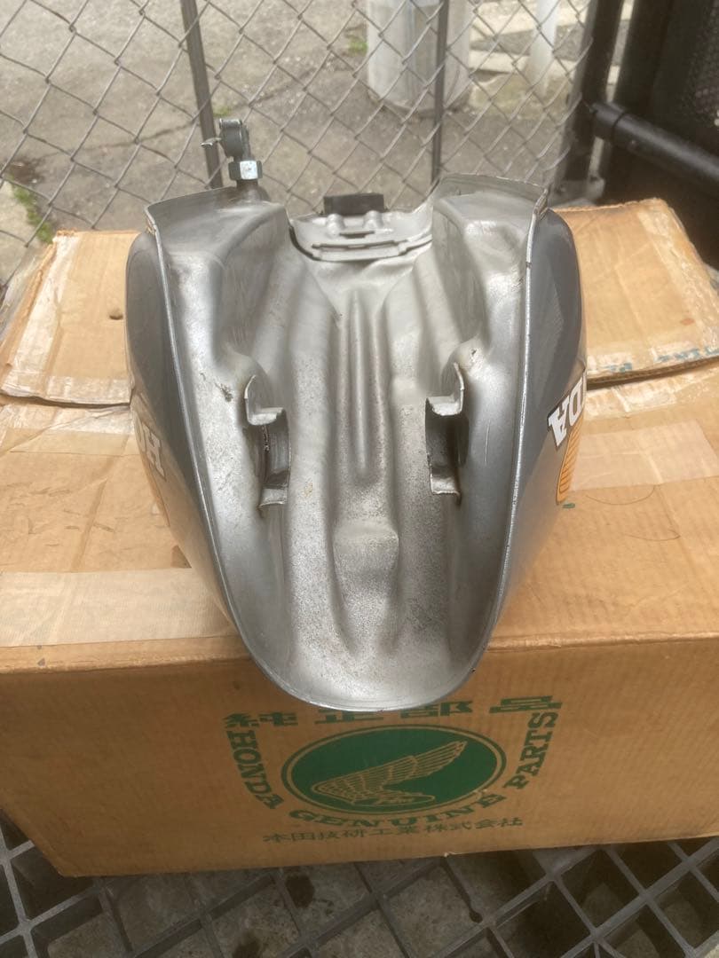 HONDA タンク シルバー/オレンジ　xl230 ホンダ　コック　キャップ