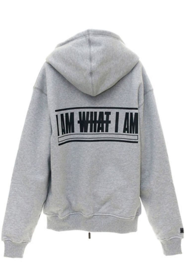 I AM WHAT I AM「zip Up Sweatshirt - GRAY」