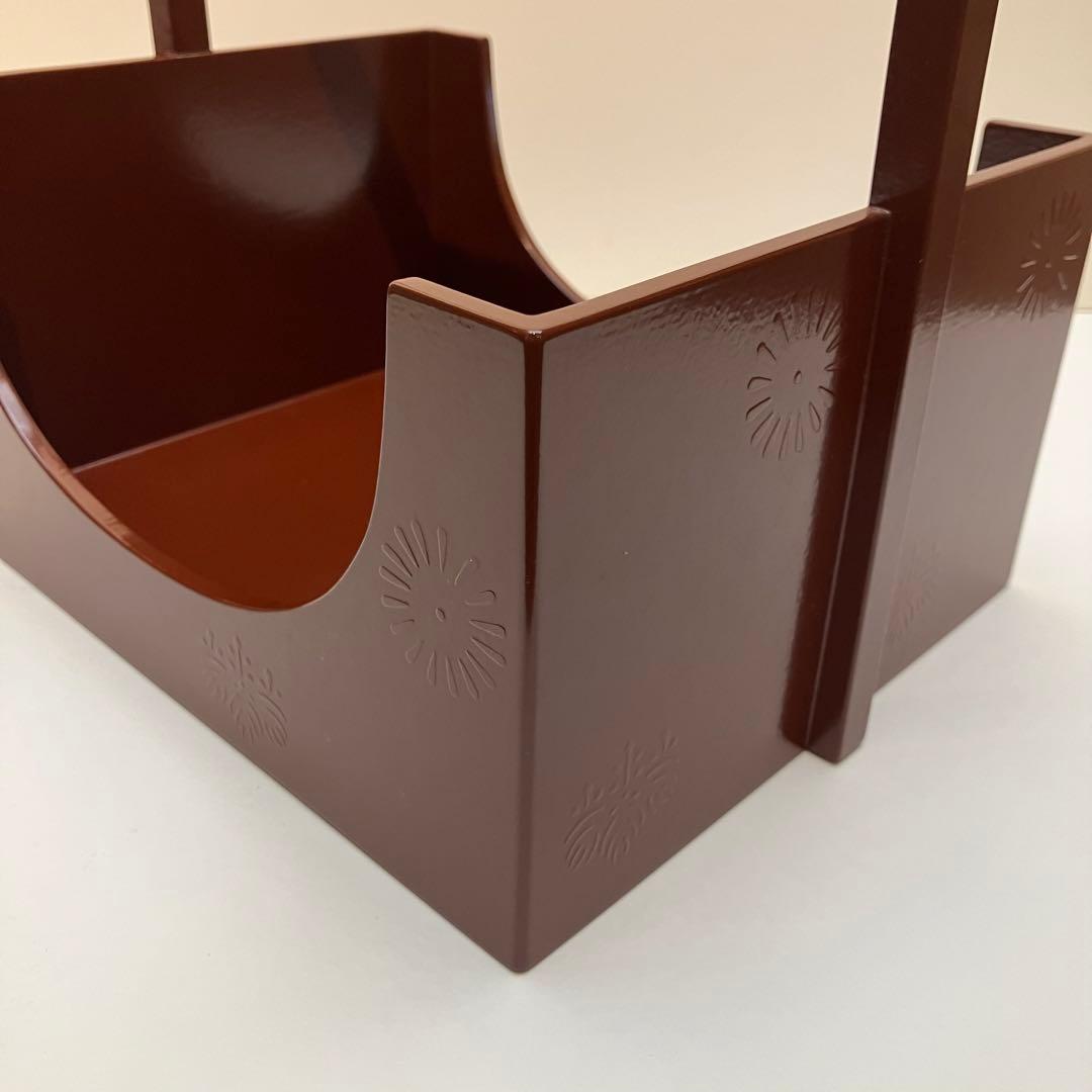 紫雲一閑 塗 莨盆 鐘楼堂 一閑 茶道 茶道具 送料込　美品