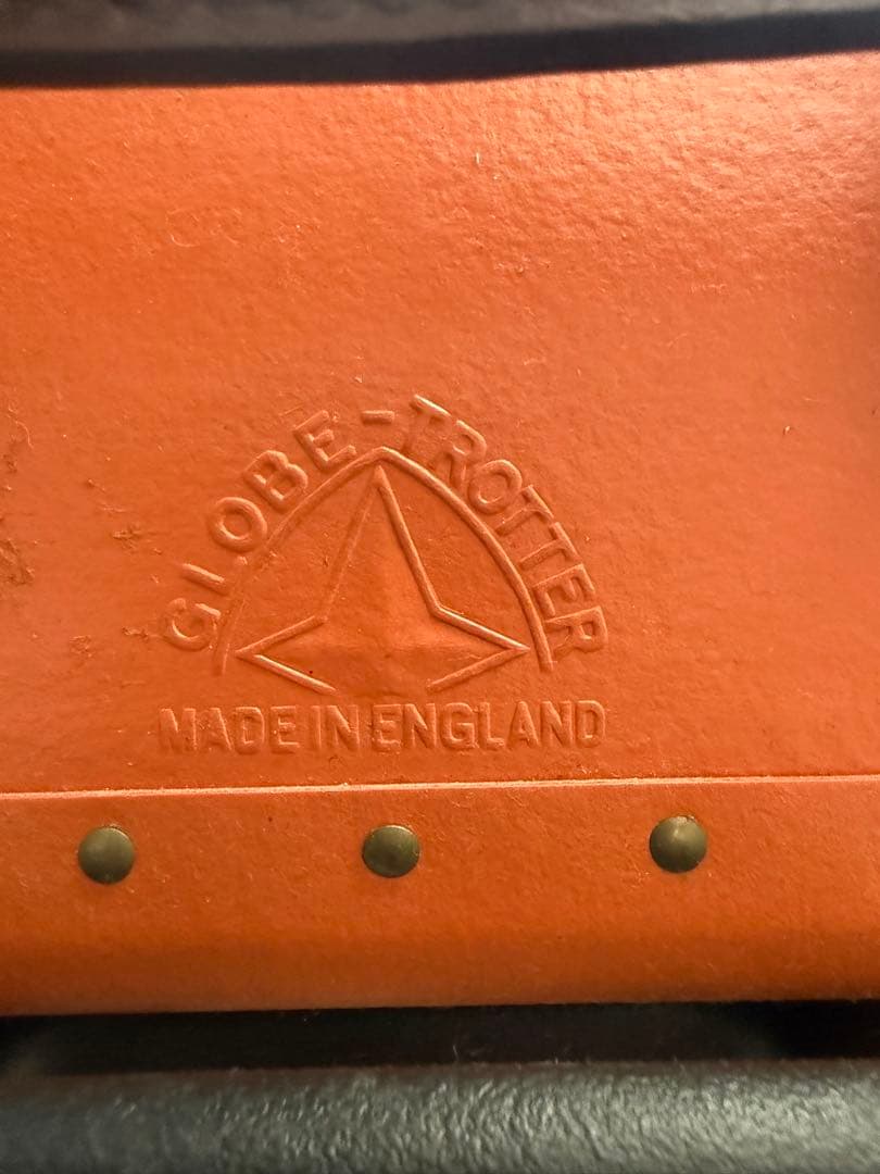 ★最終大特価★GLOBE-TROTTER オレンジ キャリーケース