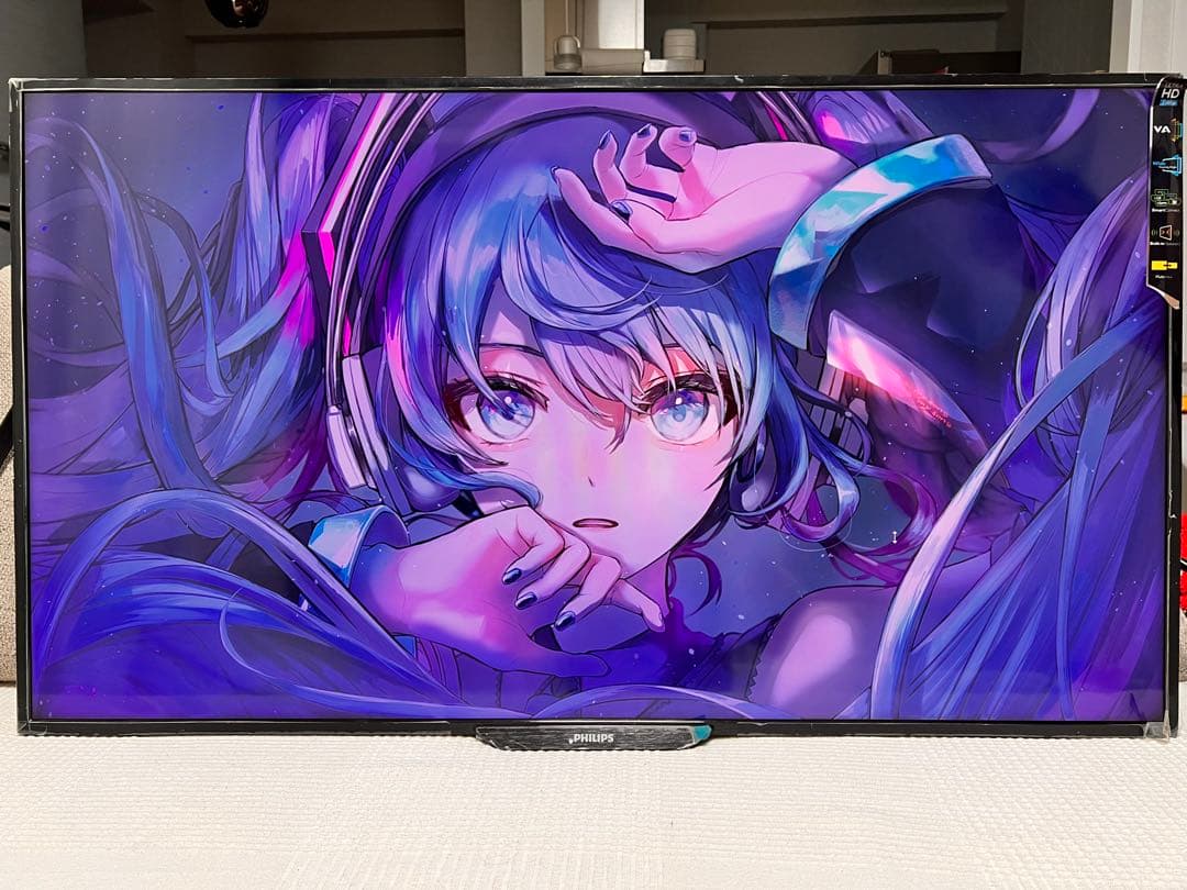 【液晶画面新品交換済】PHILIPS 4K液晶モニター BDM4065UC