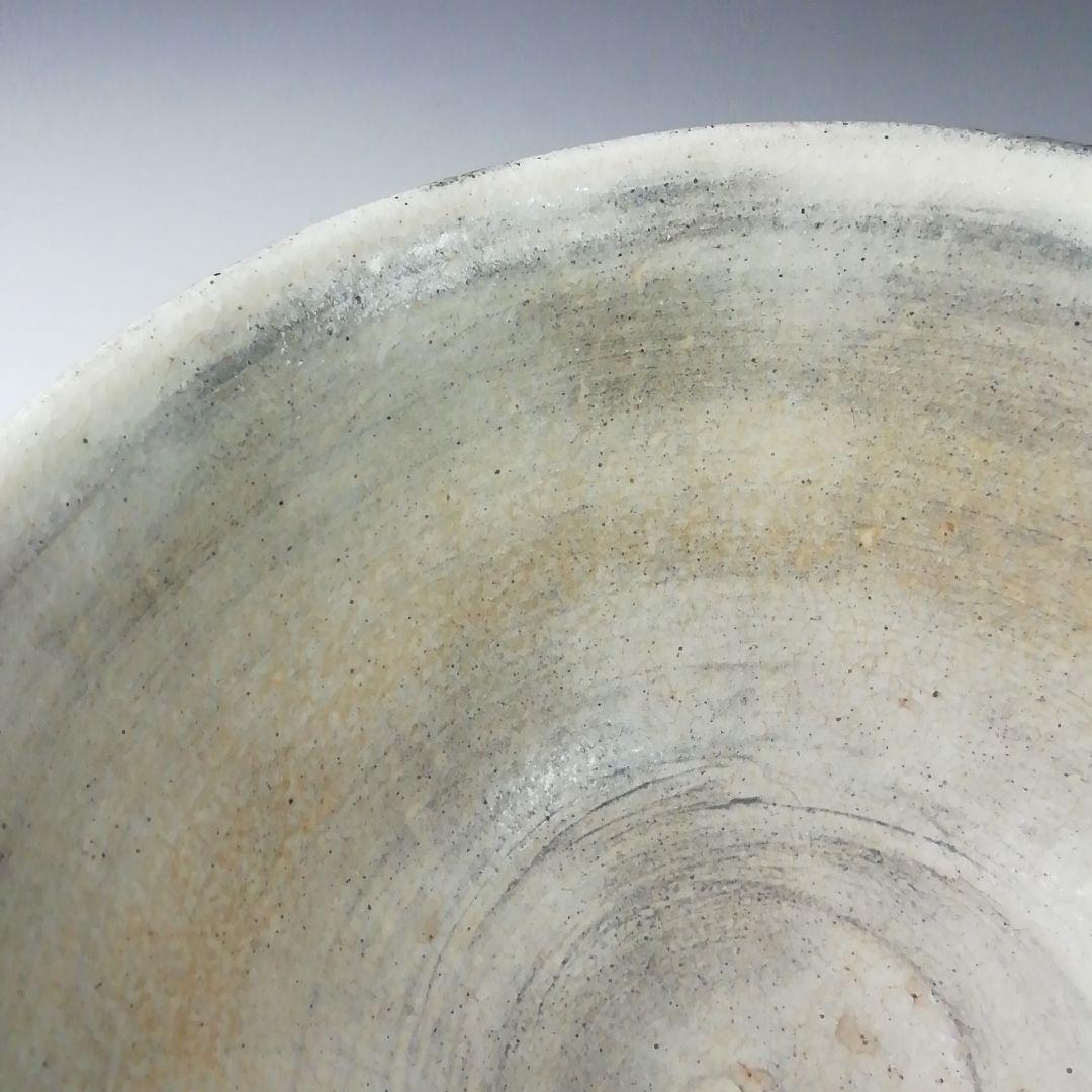 Ｔ３７０　茶碗　『越前粉引茶碗』『三好建太朗 作』　共箱　抹茶碗　茶道具