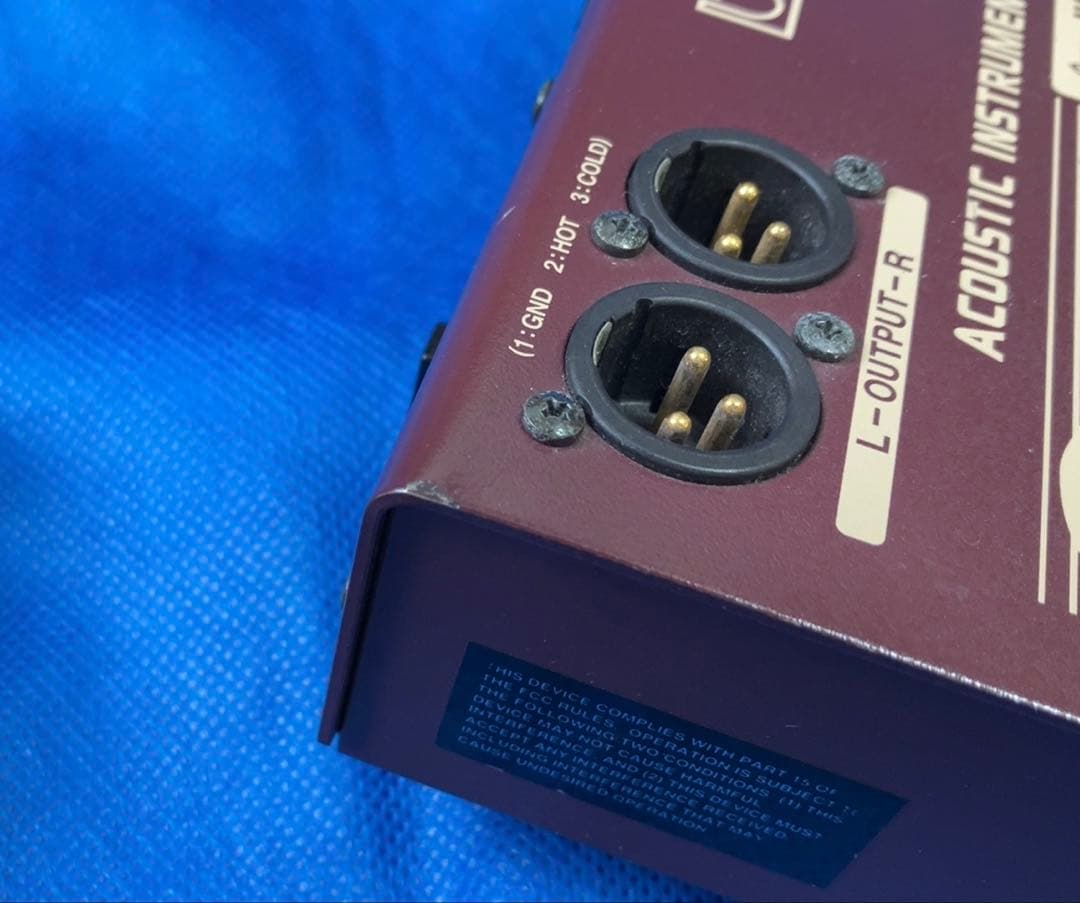 【動作品】ボス BOSS AD-5 アコギプロセッサ　プリアンプ エフェクター