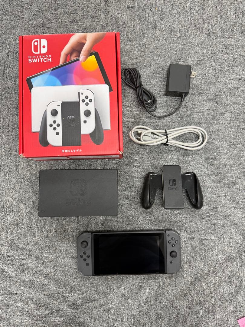 【純正品】Nintendo Switch 本体(グレージョイコン)
