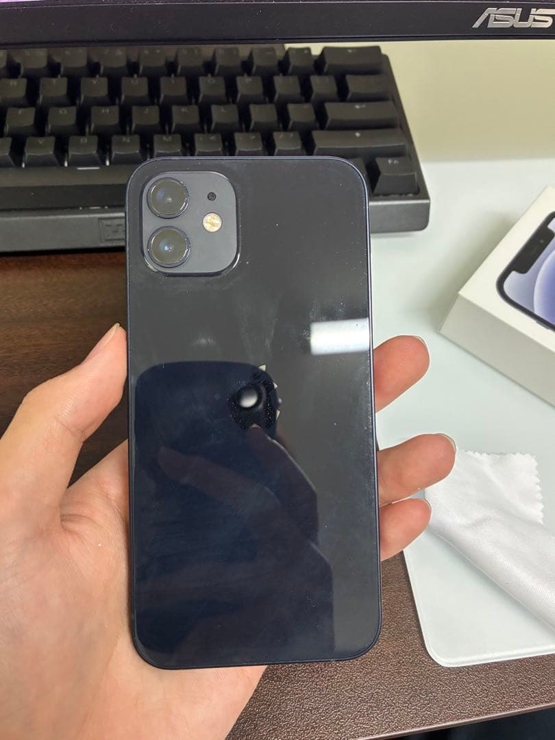 iPhone 12 128gb ブラック　引越し完了さん専用