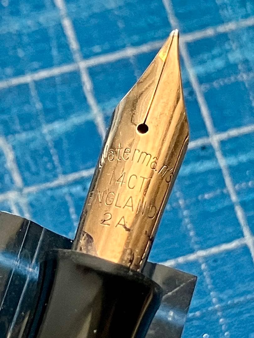 Waterman 52 万年筆 14金 ペンシル　7kゴールドバンド