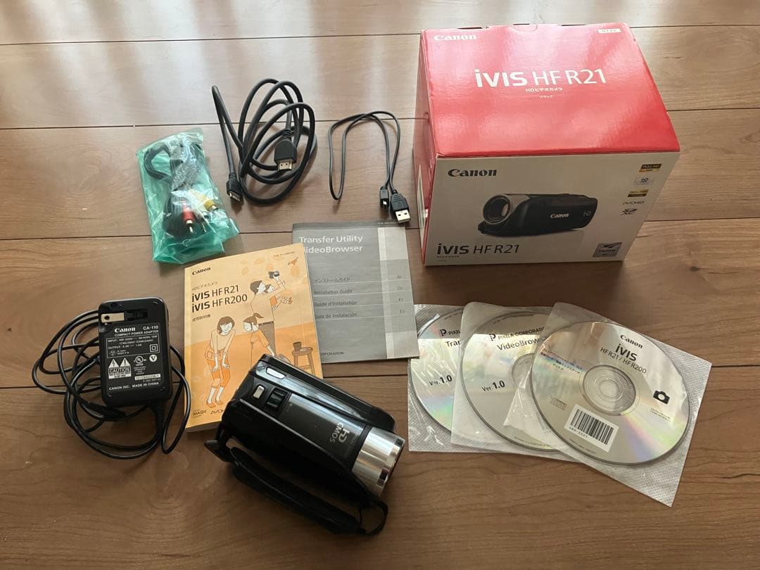 Canon iVIS HF R21 ビデオカメラ ブラック