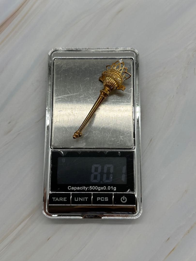 【K18】ブローチ ダイヤモンド0.02ct 約8g 貴金属