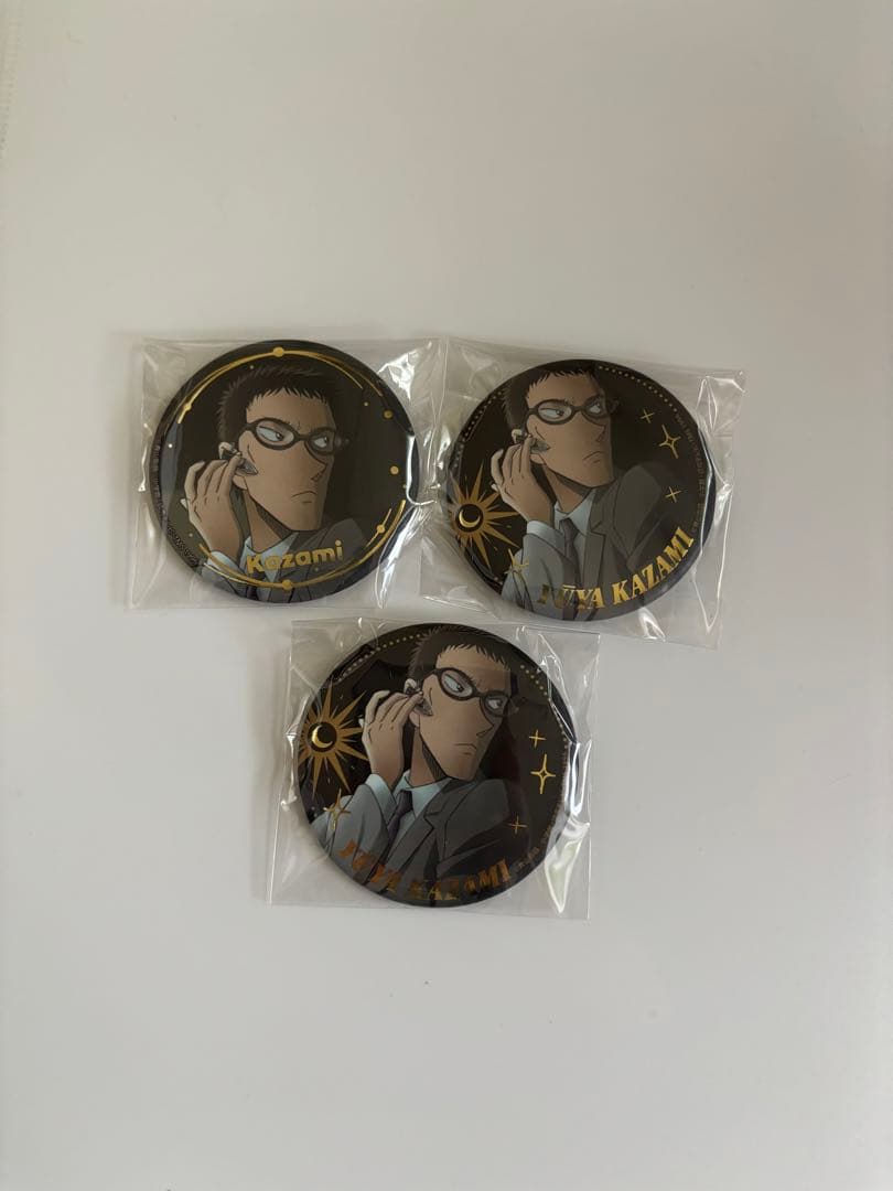 名探偵コナン　トムス　執行人　缶バッジ　安室透　降谷零　風見祐也