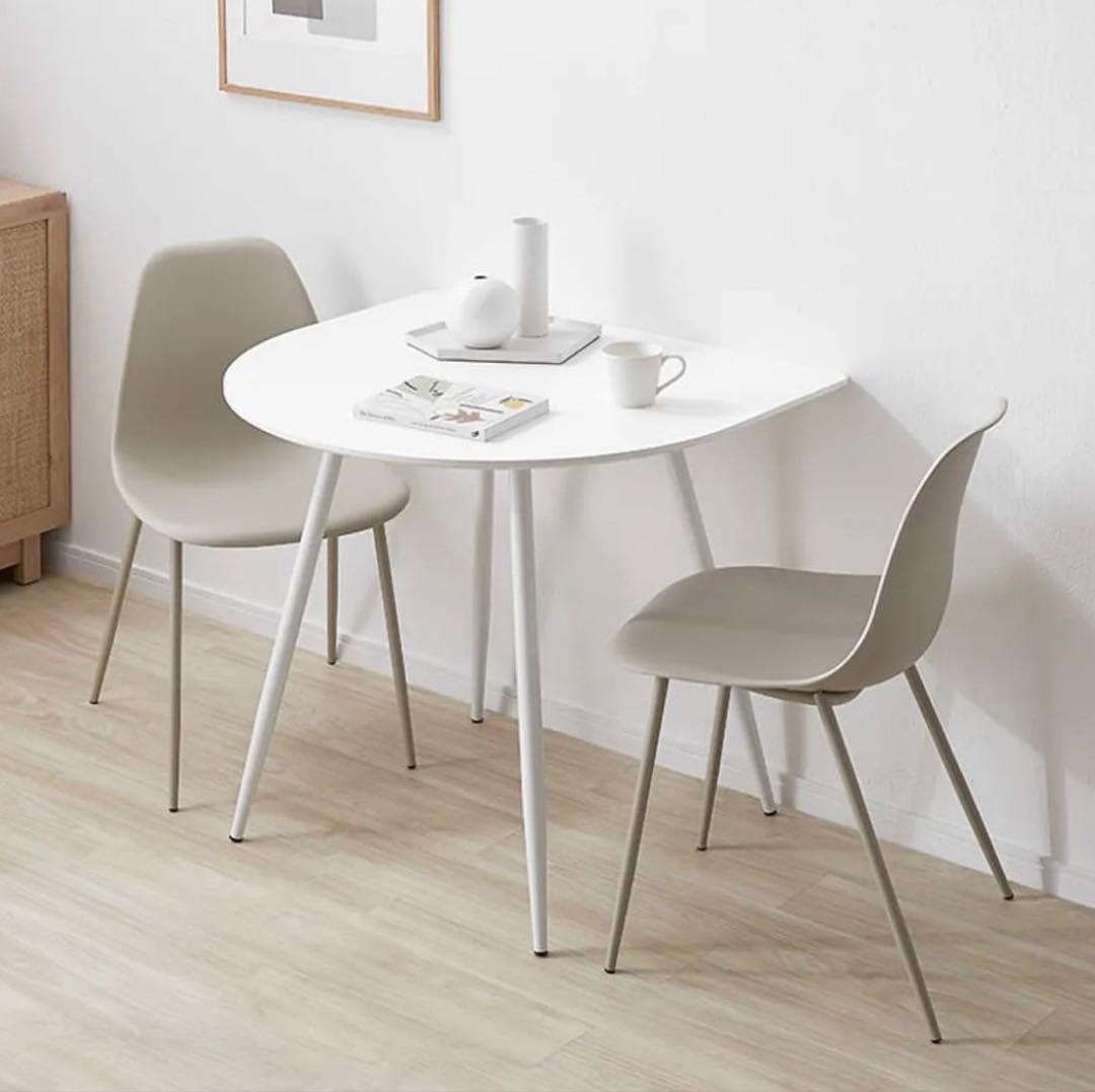 【4/6まで¥3,000引き】LOWYA 丸テーブル　椅子セット