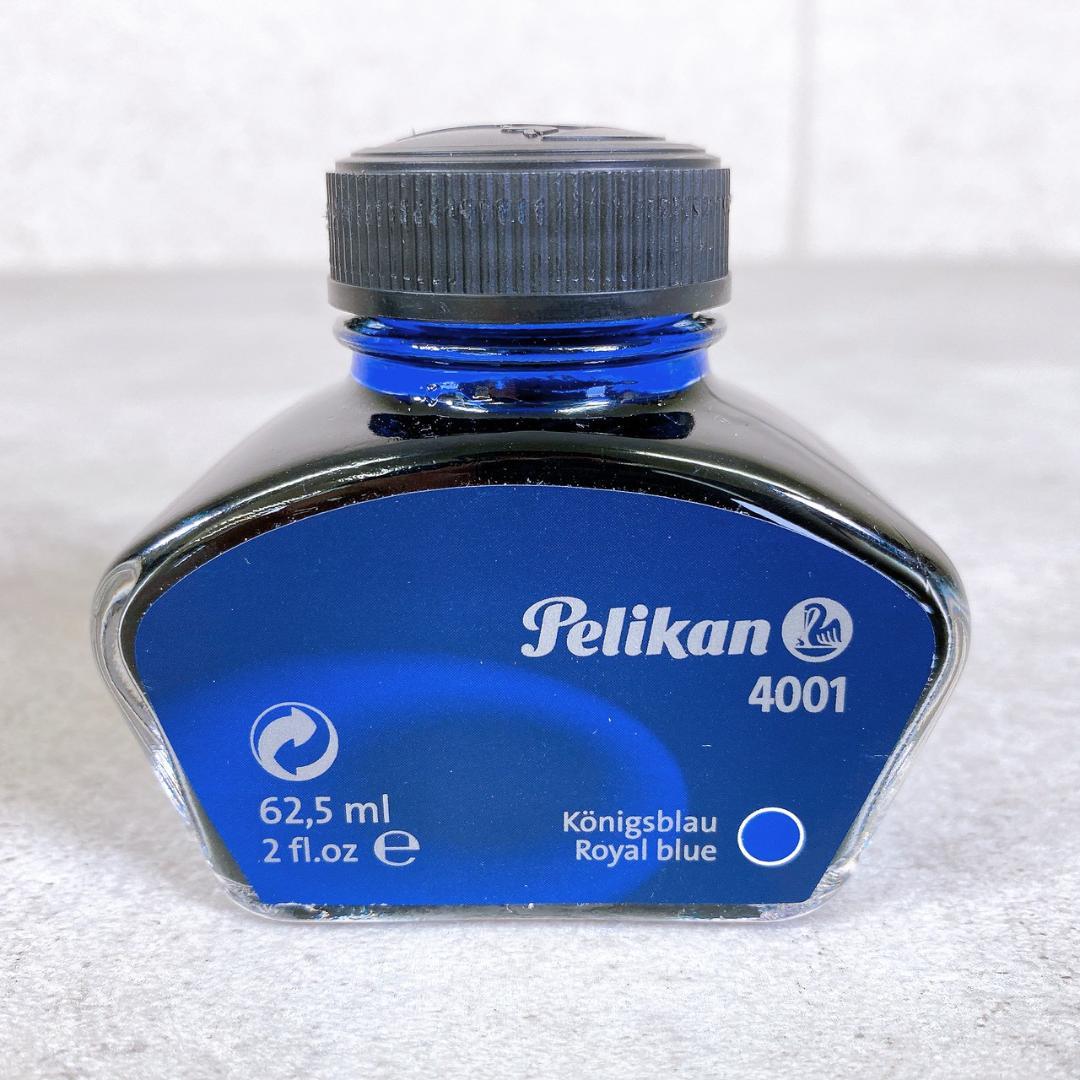 Pelikan ペリカン M200 万年筆 ロイヤルブルーインク付　F字・吸入式