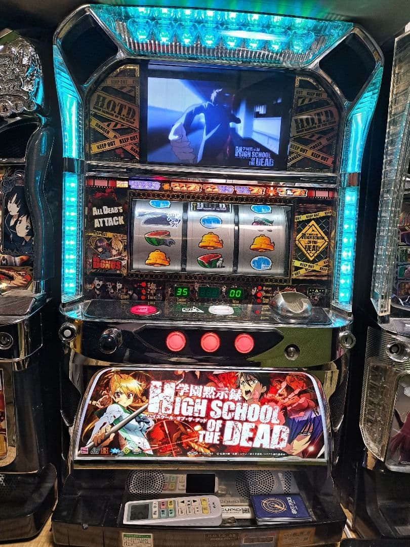 スロット 実機 学園黙示録 HIGH SCHOOL OF THE DEAD