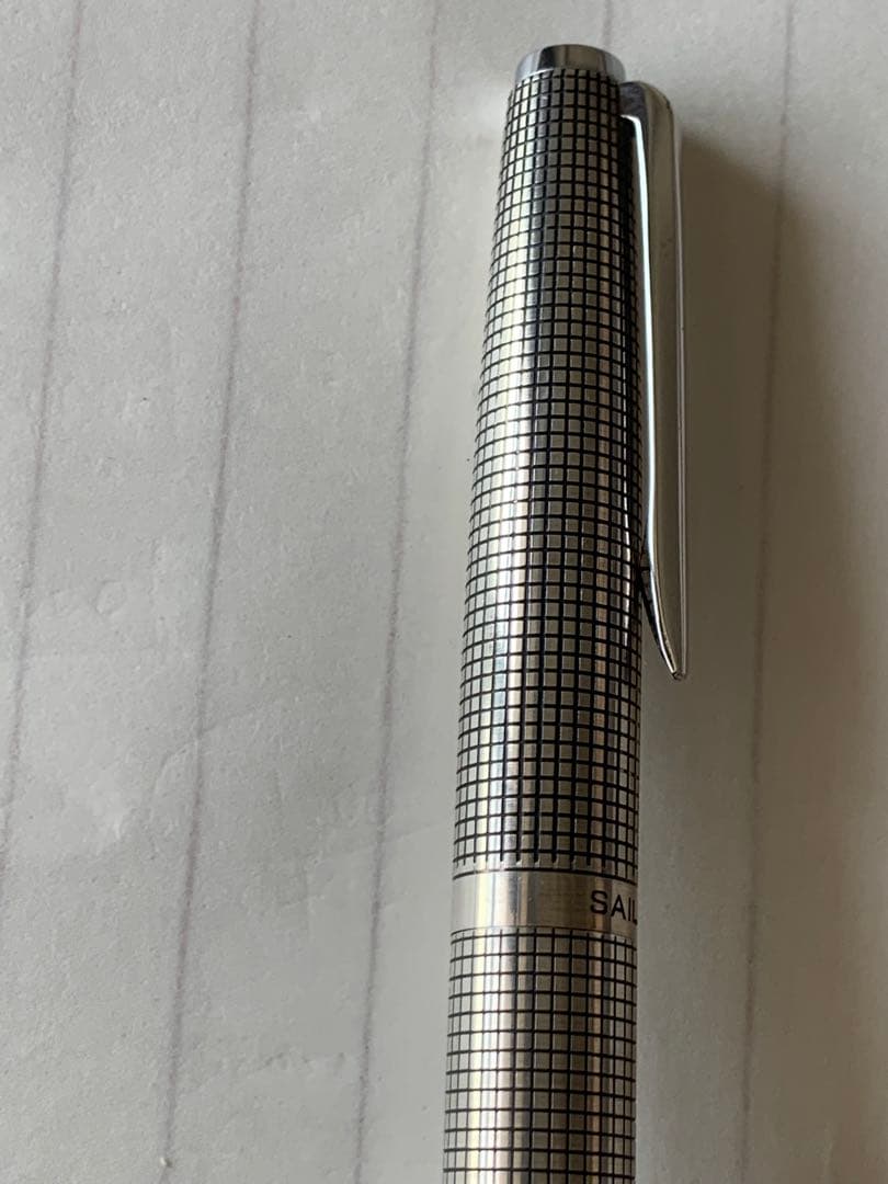 セーラー シルバー 万年筆 18K