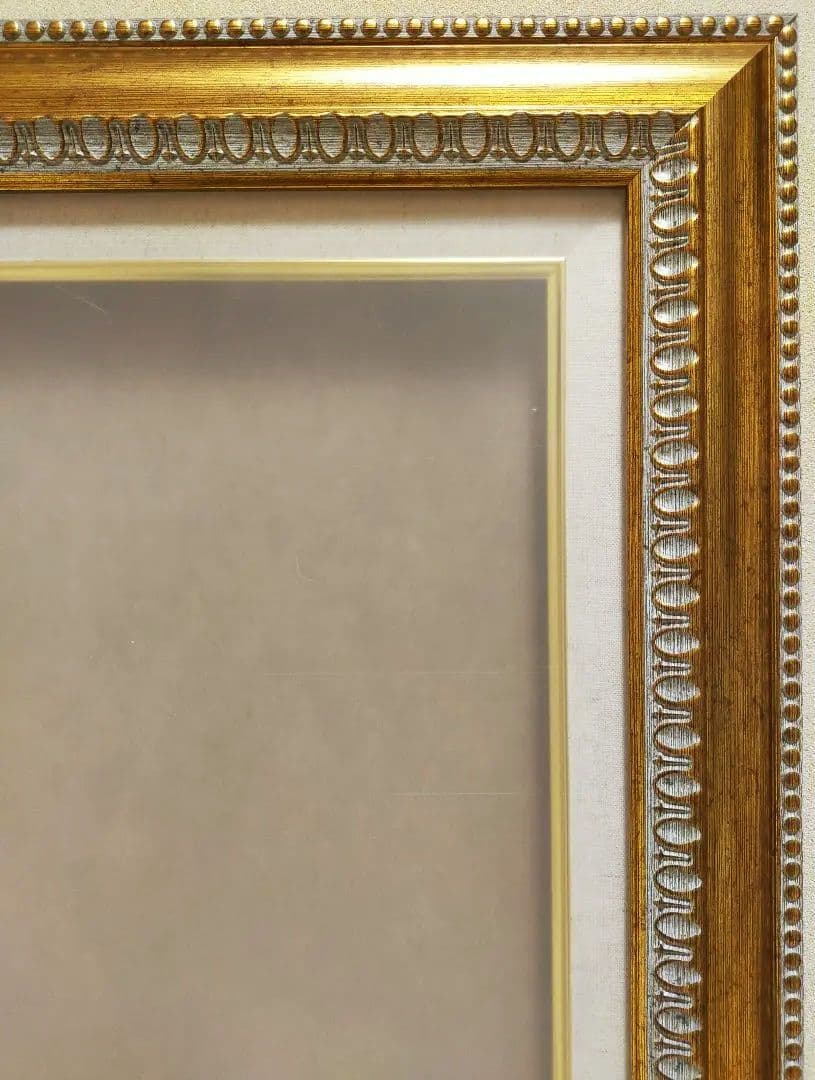 額縁　 空額縁　F10号 【新品】【未使用】 ゴールド　アンティーク調　油絵用