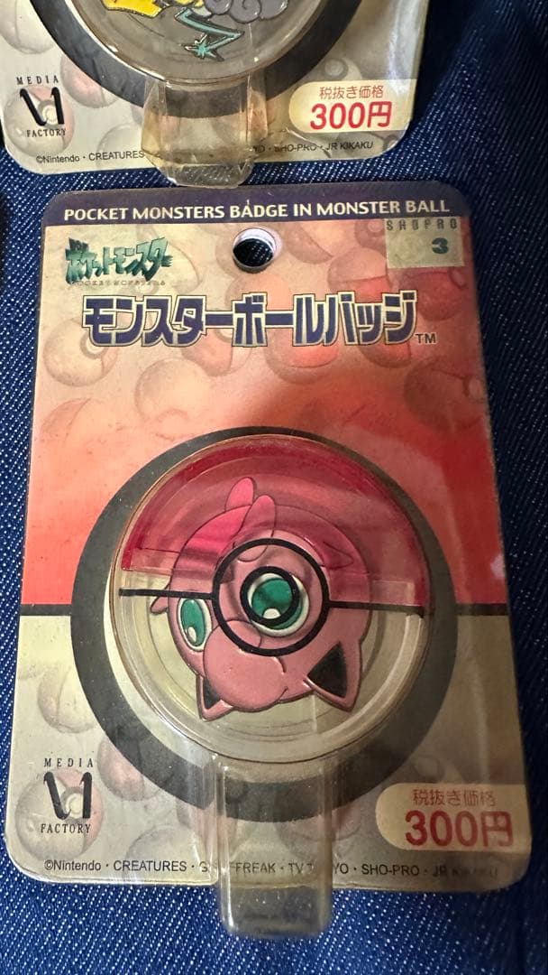 当時物 超レア ポケットモンスターボールバッチ　4種 セット
