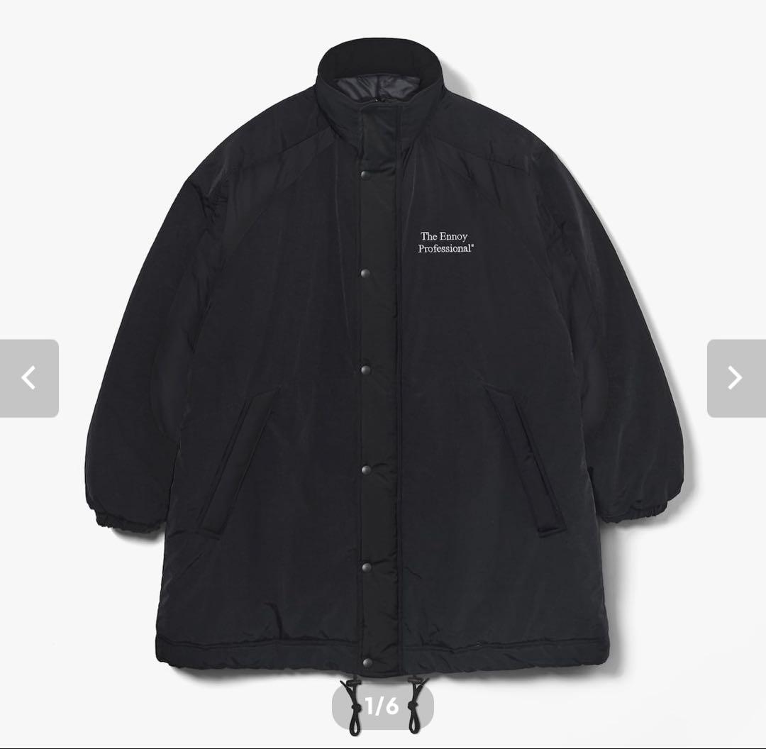 ジャケット・アウター ENNOY PADDED NYLON BENCH COAT