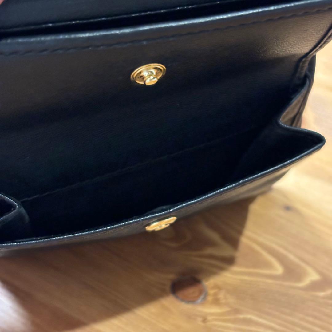 【上品】　miumiu マテラッセ　財布　二つ折り　ブラック　レザー　ロゴ