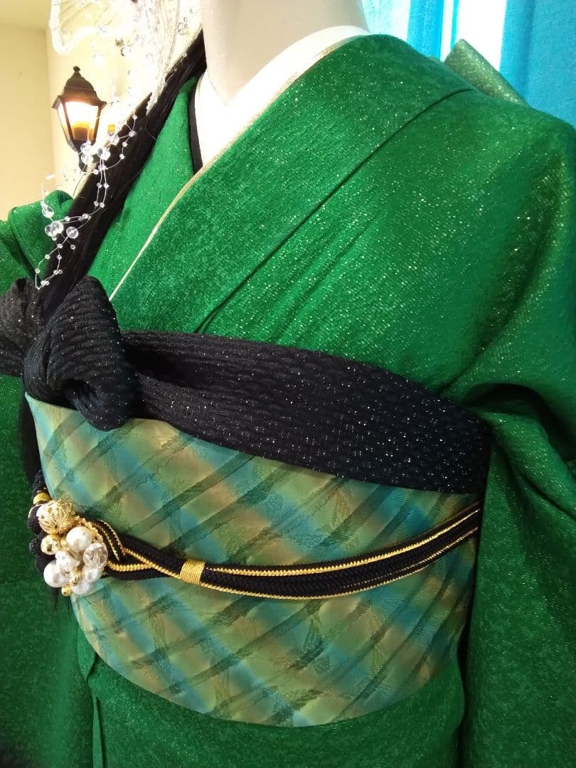 振袖フルセット、正絹振袖成人式、重ね衿、帯揚げ帯締め、全通袋帯、長襦袢