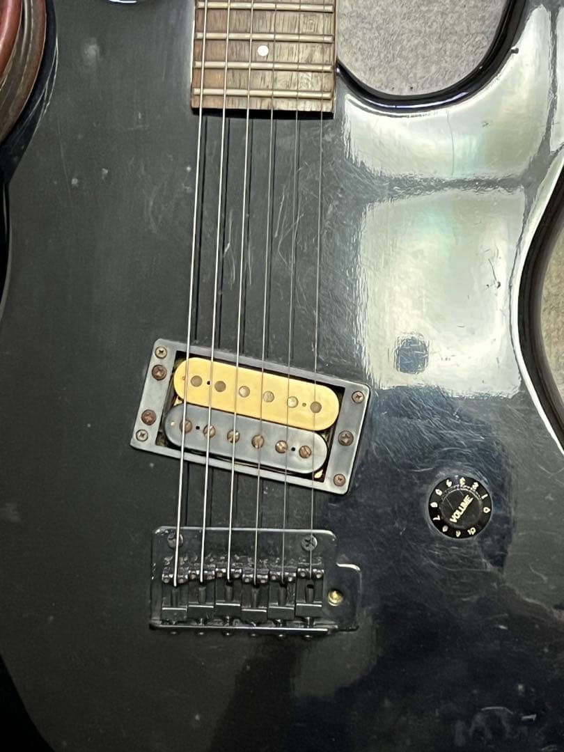 Samick エレキギター ブラック　ジャンク　SK-B ソフトケース付き