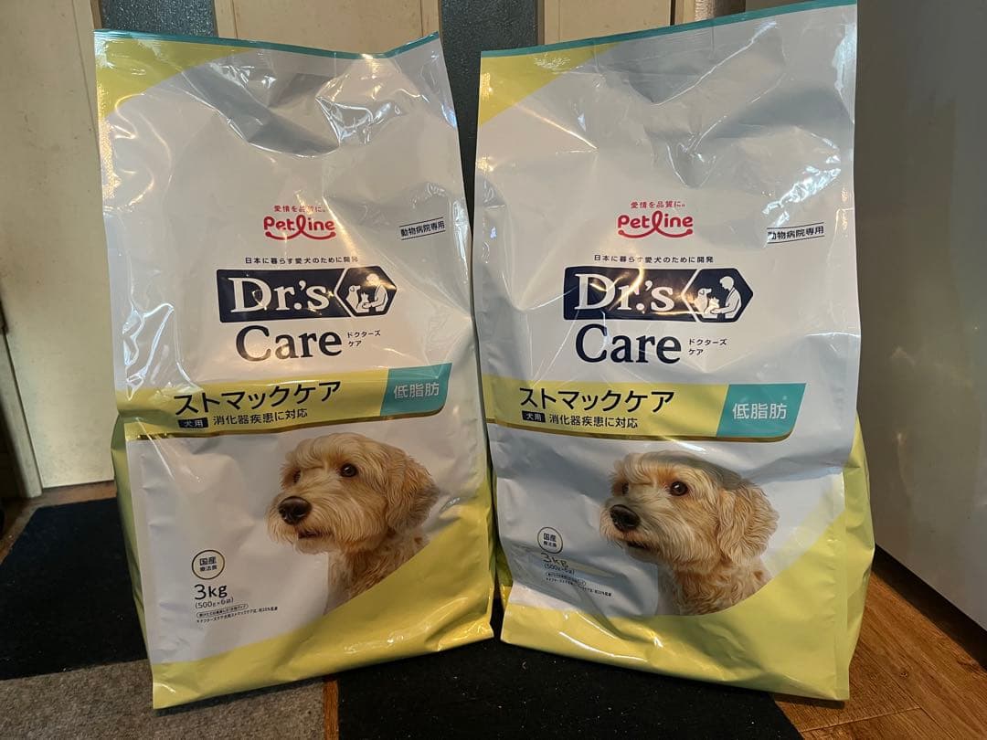 【新品未開封】ドクターズケア　犬用　ストマックケア低脂肪　3kg ×2袋