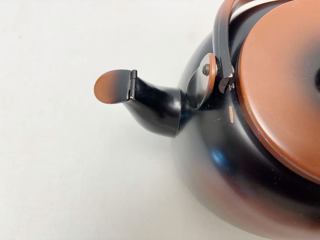 茶道具 やかん 腰黒やかん 水注 口蓋付 薬缶 煎茶道具 裏千家 湯沸 利休形