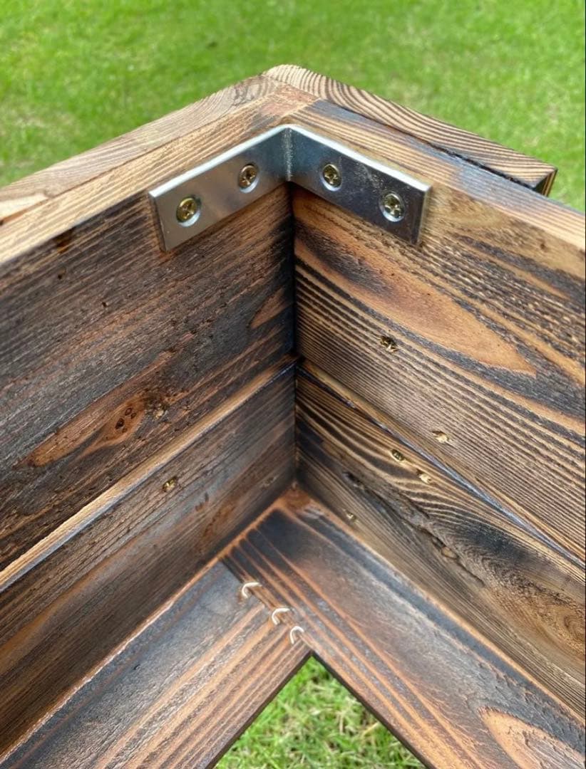 《木枠カバー Bタイプ 85L》 ビオトープ用　85L付き　メダカ飼育　3度焼き