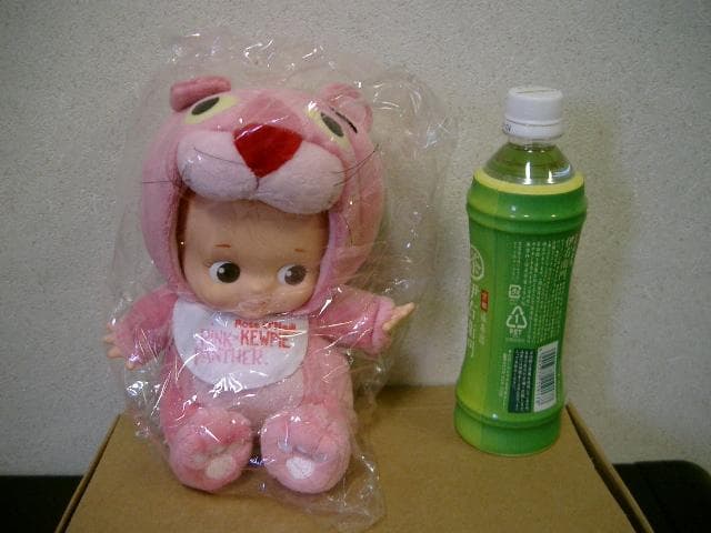 ローズオニールキューピー×ピンクパンサー ぬいぐるみ大【お座り】２体セット