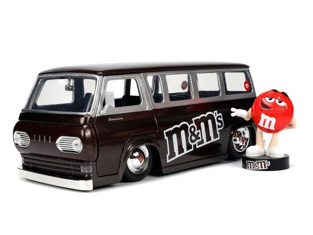 JADA M&M's 1965フォード・エコノライン/レッド・フィギュア