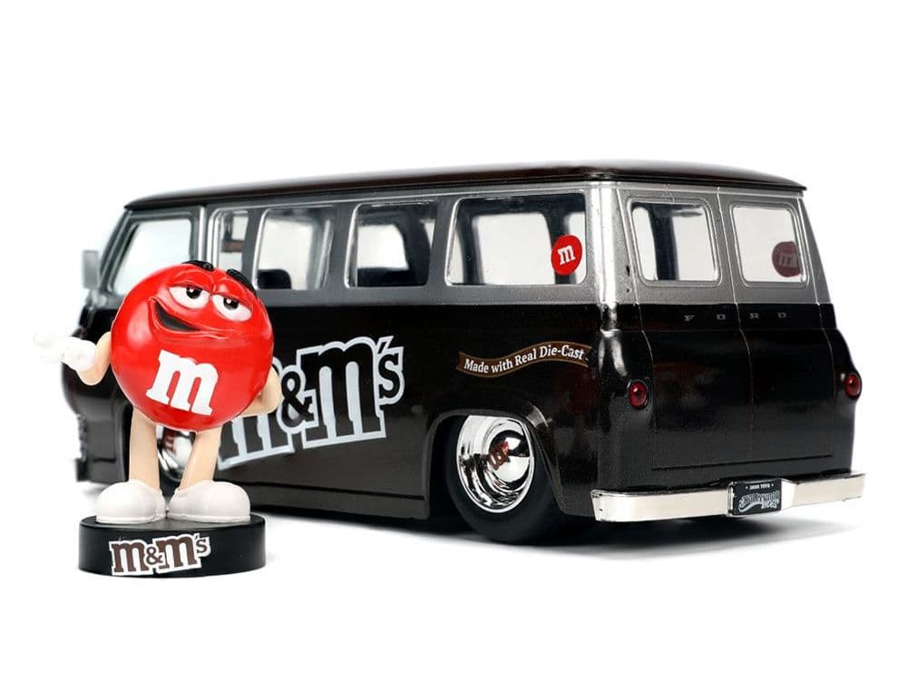 JADA M&M's 1965フォード・エコノライン/レッド・フィギュア
