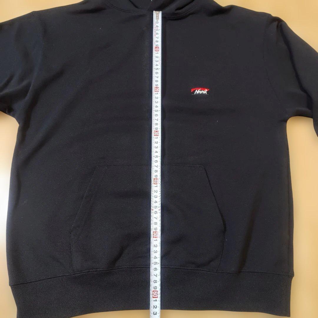 NANGA フーディ パーカー　ブラック　M