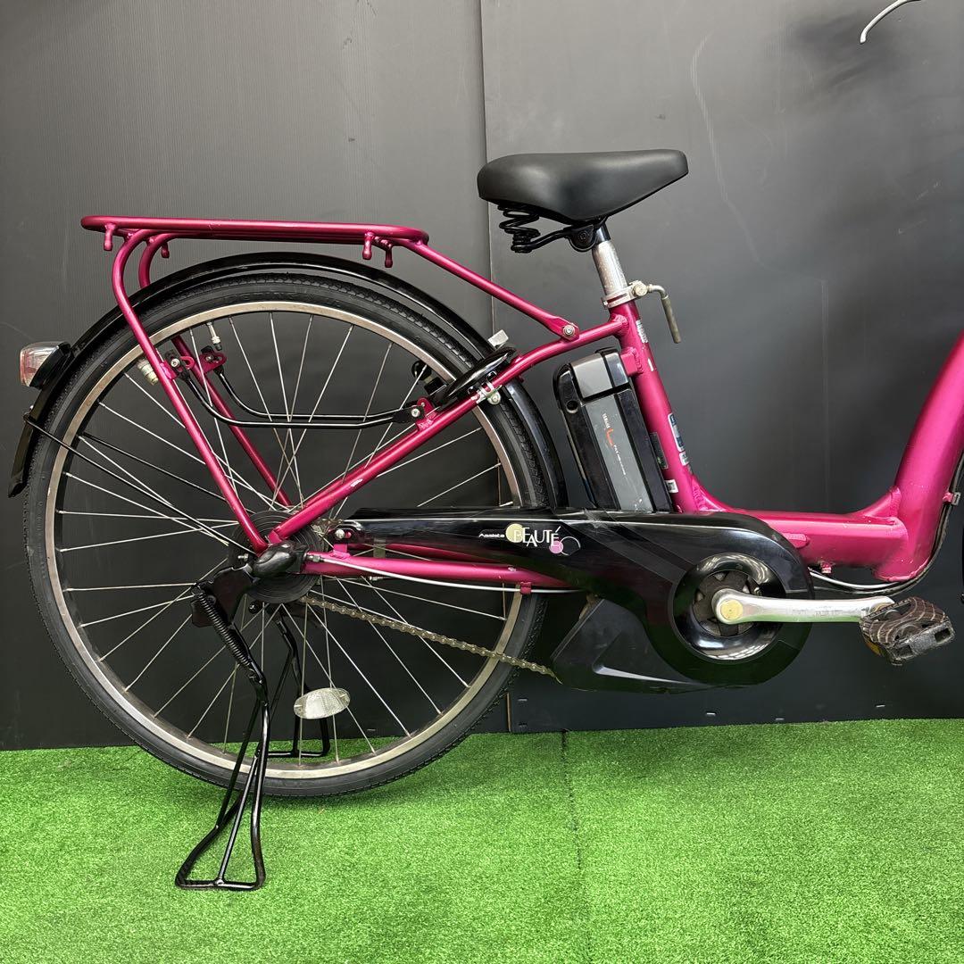 電動自転車 BS BEAUTE ピンク 3人乗り対応　50⚫️