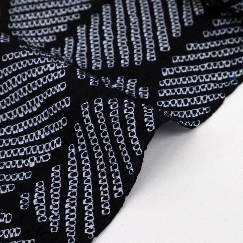 《mii★手縫い仕立て＋居敷当て＋しぼり『藤娘』浴衣七宝繋反25-145》